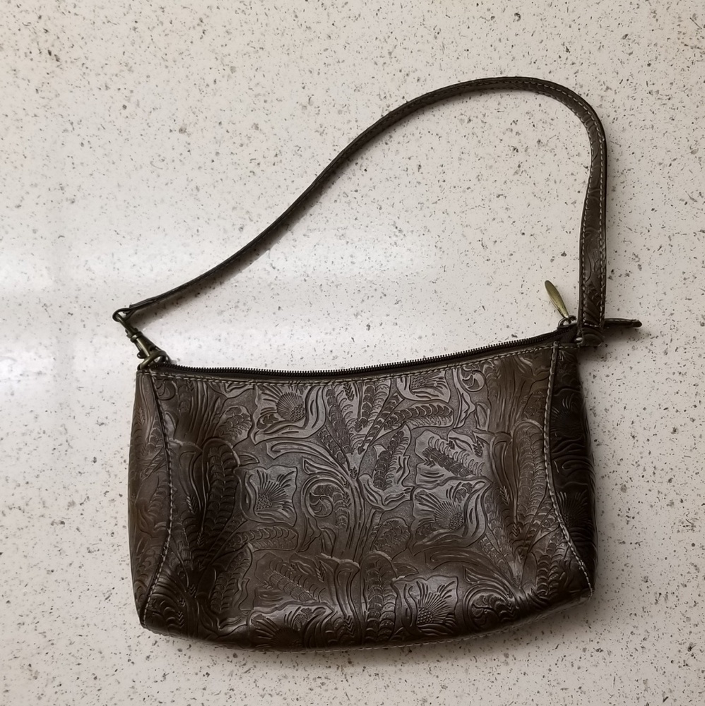 Nine & Company Embossed Floral Handbag